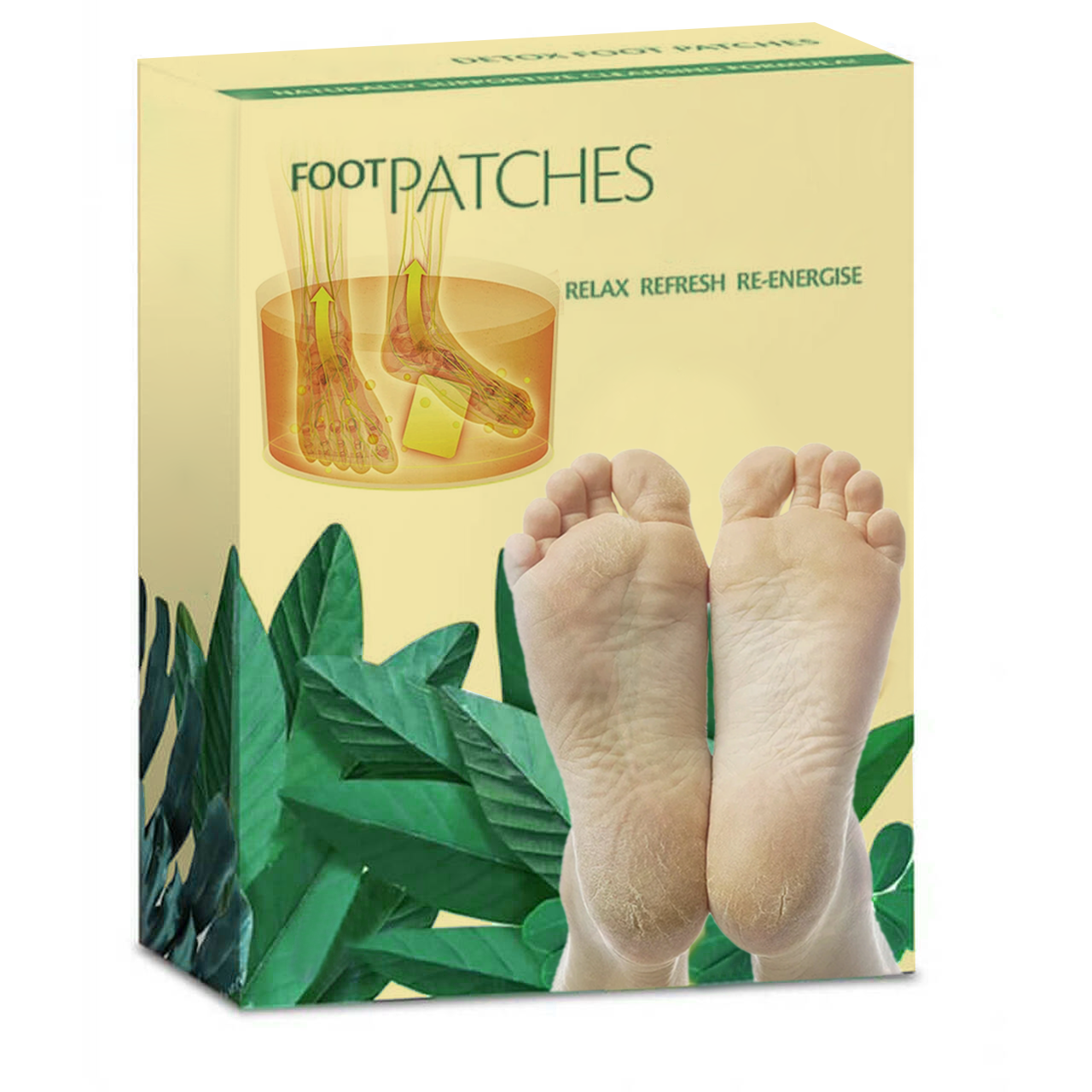 Fever two-in-one green tea warm bamboo vinegar foot patch
