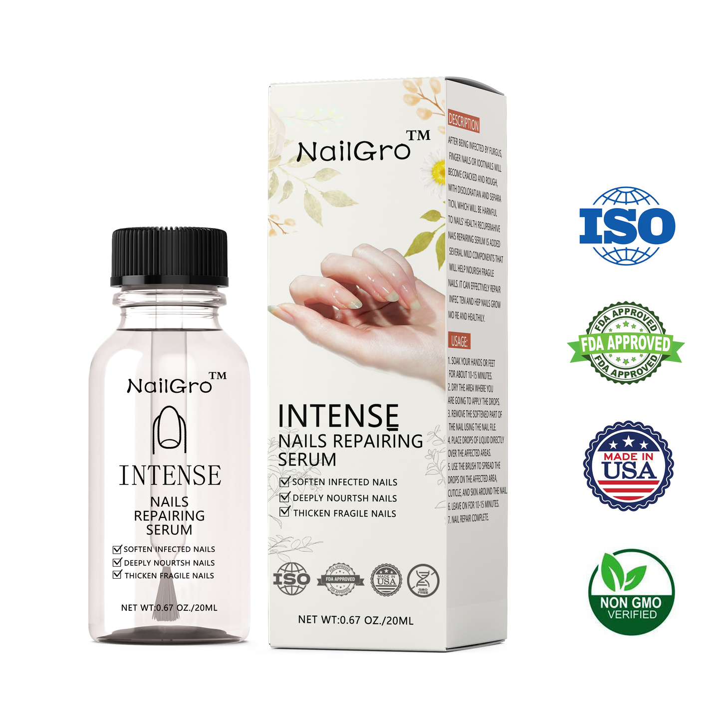 NailGro™ Intense Nail Growth and Strengthening Serum